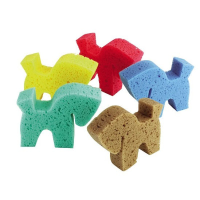 Esponja con forma caballo