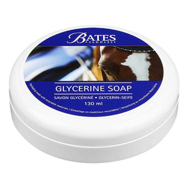 Jabón de glicerina Bates para cuero