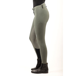 Pantalón Euro-Star Equitation Queen Diamond FullGrip Gris castor