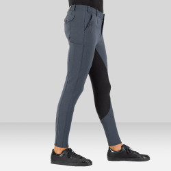 Pantalón de equitación Euro-star Gabriel Grip Connect Full Gris imán Pantalón de equitación Euro-star Gabriel Grip Connect Full Gris imán