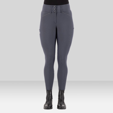 Pantalón de equitación Euro-Star Aurelia Grip Connect Full Imán Gris