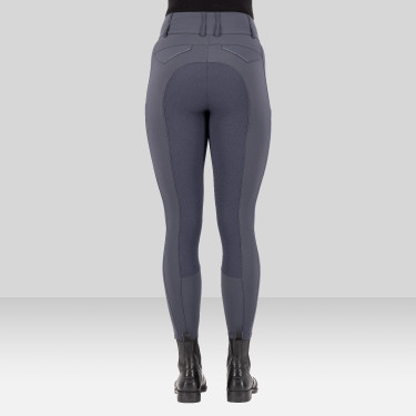Pantalón de equitación Euro-Star Aurelia Grip Connect Full Imán Gris