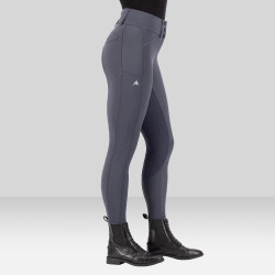 Pantalón de equitación Euro-Star Aurelia Grip Connect Full Imán Gris