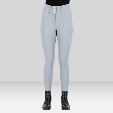 Pantalón de equitación Euro-Star Aurelia Grip Connect Full Nube Blanco