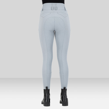 Pantalón de equitación Euro-Star Aurelia Grip Connect Full Nube Blanco