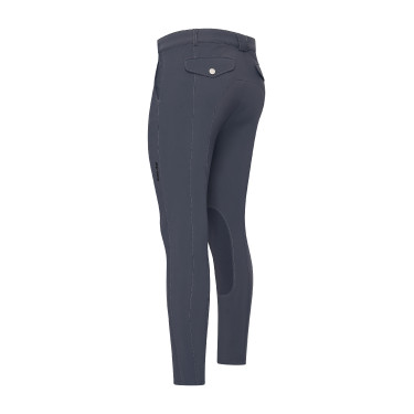 Pantalón de equitación Euro-star Gabriel Grip Connect Knee Gris imán