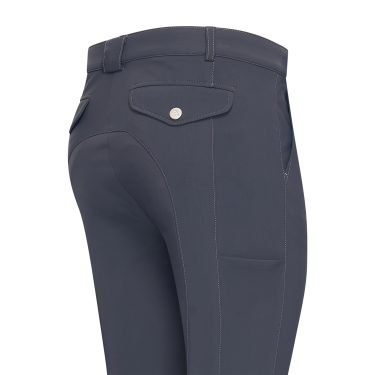 Pantalón de equitación Euro-star Gabriel Grip Connect Knee Gris imán