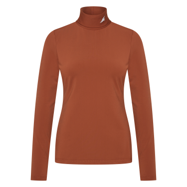 Jersey de cuello alto Euro-Star Sofia Cinna oscuro Naranja