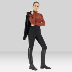 Jersey de cuello alto Euro-Star Sofia Cinna oscuro Naranja