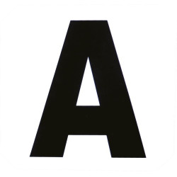 Set de 12 letras adhesivas para picadero
