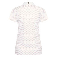 Polo en tech Imperial Riding Roxy AOP Blanco