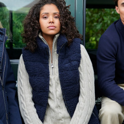 Jersey HV Polo Dunya Natural Marrón