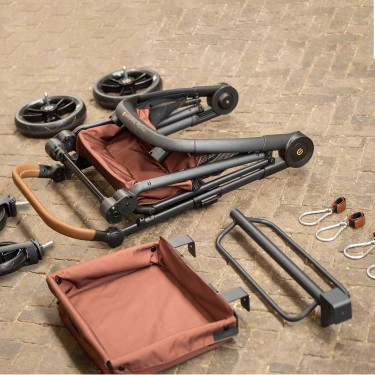 Carro de montura plegable Imperial Riding Carry Light Marino / chocolate