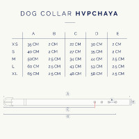 Collar para perro HV Polo Chaya Negro / naranja Multicolor