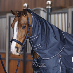 Cubrecuellos para manta de paddock HV Polo Essential 0gr Marino Azul marino