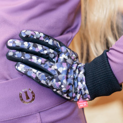 Handschuhe Imperial Riding Hide & Shine Kinder Lovefetti oscuro Motifs