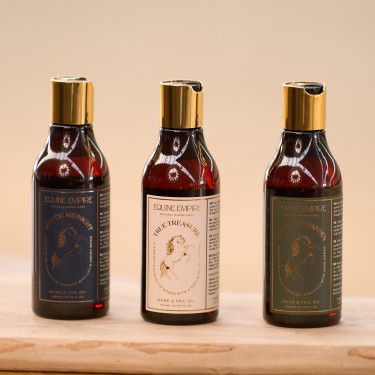 Aceite Equino Empire para cola y crin Imperial Riding Verde salvia