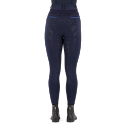 Leggings de equitación Imperial Riding Comfi Sparks invierno FullGrip mujer Zafiro Azul