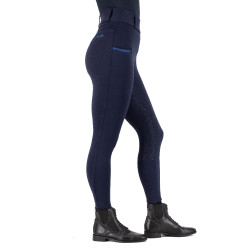 Leggings de equitación Imperial Riding Comfi Sparks invierno FullGrip mujer Zafiro Azul