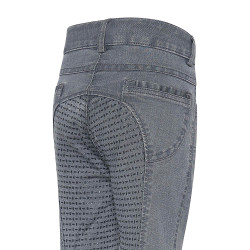 Leggings de equitación Imperial Riding Donny para niño Denim gris oscuro