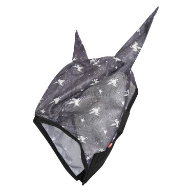 Máscara antimoscas Imperial Riding Carly UV Polvo de hada gris AOP Motifs