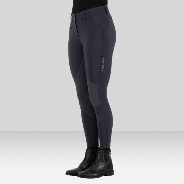 Pantalón de equitación Euro-Star Arista Connect Full Grip para mujer Imán Gris