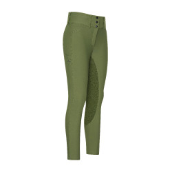 Pantalón de equitación Euro-Star Aurelia Therma Connect Full Grip para mujer Oliva Verde