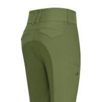 Pantalón de equitación Euro-Star Aurelia Therma Connect Full Grip para mujer Oliva Verde