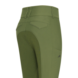 Pantalón de equitación Euro-Star Aurelia Therma Connect Full Grip para mujer Oliva Verde