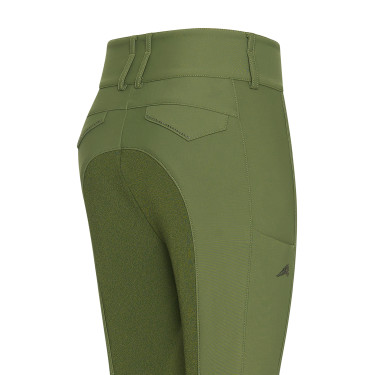 Pantalón de equitación Euro-Star Aurelia Therma Connect Full Grip para mujer Oliva Verde