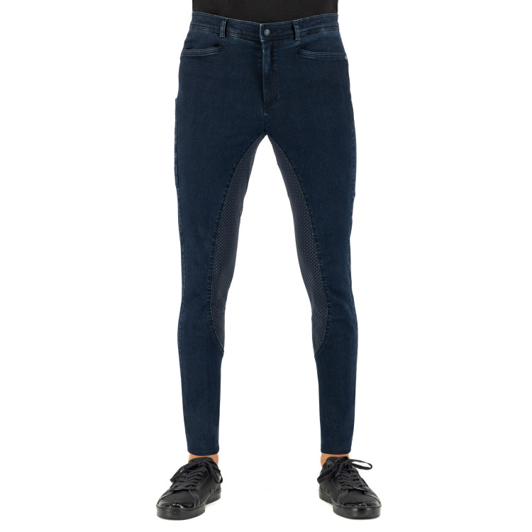Pantalón de equitación Euro-Star Camillo Denim FullGrip