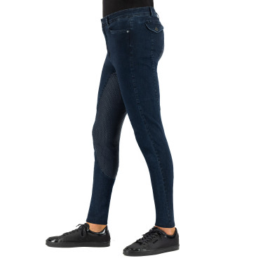Pantalón de equitación Euro-Star Camillo Denim FullGrip Pantalón de equitación Euro-Star Camillo Denim FullGrip