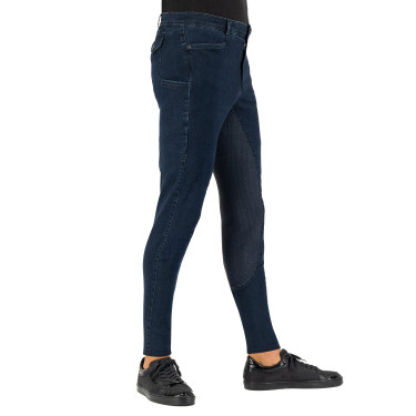 Pantalón de equitación Euro-Star Camillo Denim FullGrip Pantalón de equitación Euro-Star Camillo Denim FullGrip