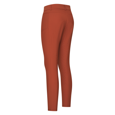 Pantalón de equitación Euro-Star Empress FullGrip Cinna oscuro Naranja