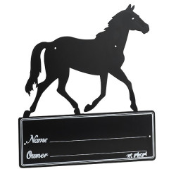 Placa de box "Silhouette de cheval" Placa de box "Silhouette de cheval"