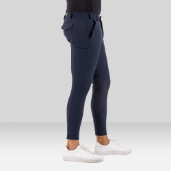 Pantalón de equitación Euro-Star Gabriel thermaline Connect Grip de rodilla para hombre Noche Azul