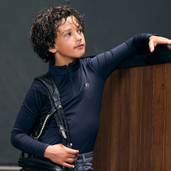 Top Imperial Riding James niño Marino Azul marino