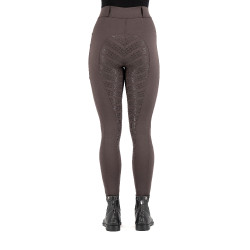 Legging de equitación Imperial Riding Tamara FullGrip para mujer Mármol Gris