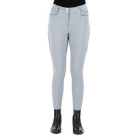 Pantalón de equitación Euro-Star Arielle Connect FullGrip mujer Nube