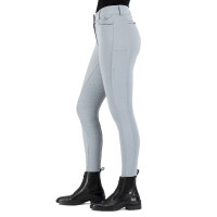 Pantalón de equitación Euro-Star Arielle Connect FullGrip mujer Nube Blanco