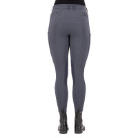 Pantalón de equitación Euro-Star Arielle Connect grip en las rodillas para mujer Gris mezcla