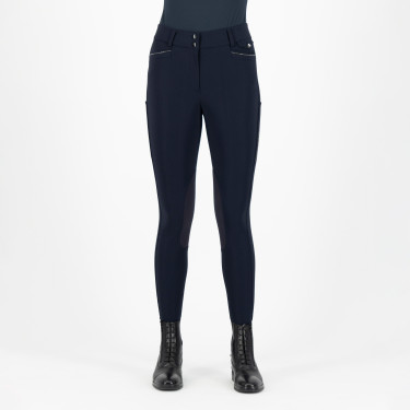 Pantalón de equitación Euro-Star Arielle Connect grip en las rodillas para mujer Noche Azul