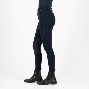 Pantalón de equitación Euro-Star Arielle Connect grip en las rodillas para mujer Noche Azul