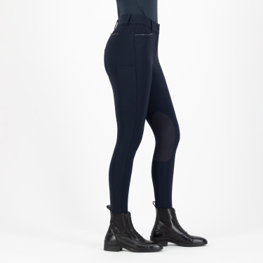 Pantalón de equitación Euro-Star Arielle Connect grip en las rodillas para mujer Noche Azul