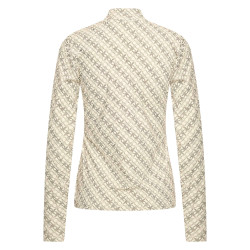 Polo anti-UV HV Polo Manja mujer Cachemira Blanco Polo anti-UV HV Polo Manja mujer Cachemira Blanco