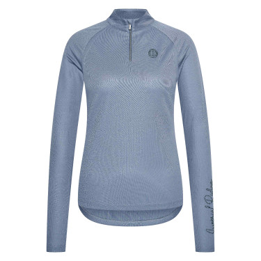 Polo de manga larga Imperial Riding Parla para mujer Piedra de luna Naranja
