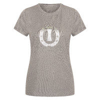 Camiseta de manga corta Imperial Riding Hally para mujer Carbón vegetal Gris