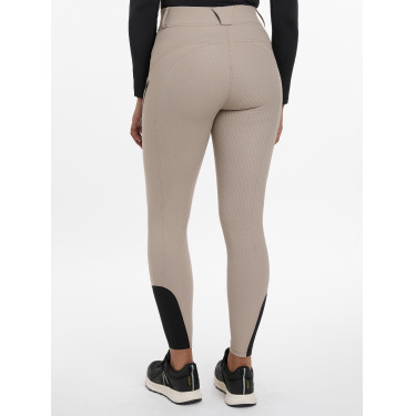 Legging de equitación Amy LeMieux mujer Pacana Beige