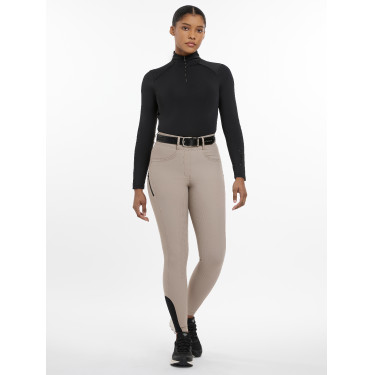 Legging de equitación Amy LeMieux mujer Pacana Beige