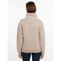 Jersey LeMieux con cremallera de un cuarto Keira para mujer Almendra Beige